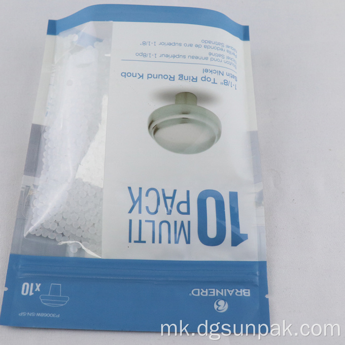 торбичка за пакување на делови за мебел со завртка за украсување